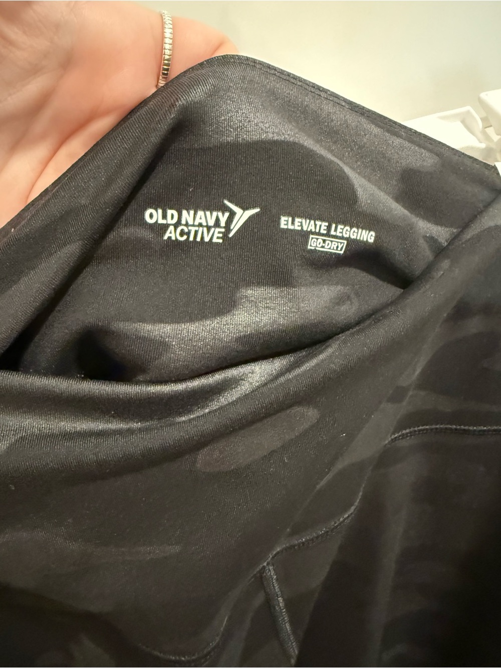 Black Camo Active Leggings - Picture 4 of 4